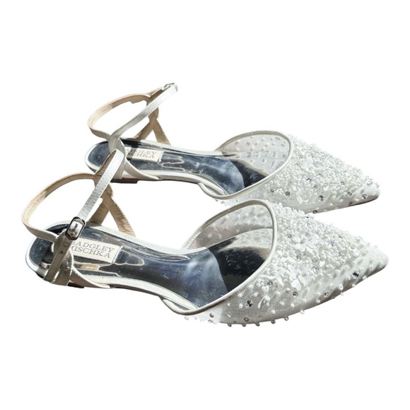 Badgley Mischka Carissa Pointed Toe Flat Size 9 - Picture 7 of 15